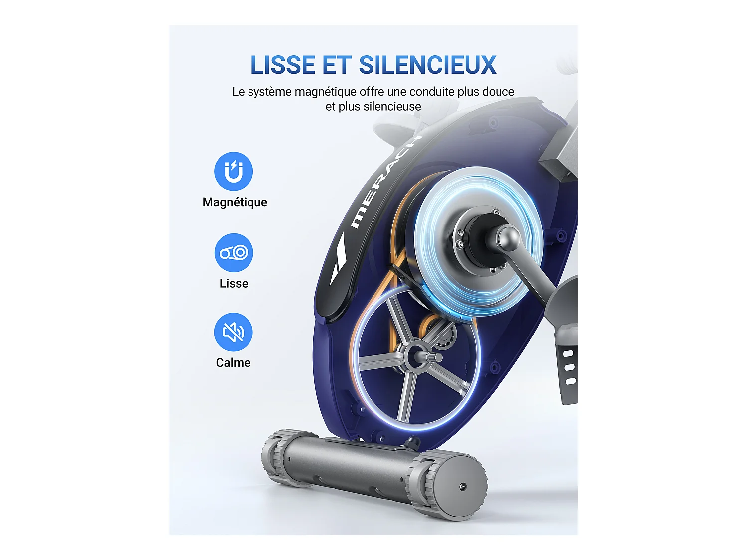 4-in-1 klappbarer Heimtrainer für Zuhause– magnetischer Ergometer mit 16 Stufen, LCD & Pulsmessung, Tabletständer, kompatibel Kinomap, bis 136 kg