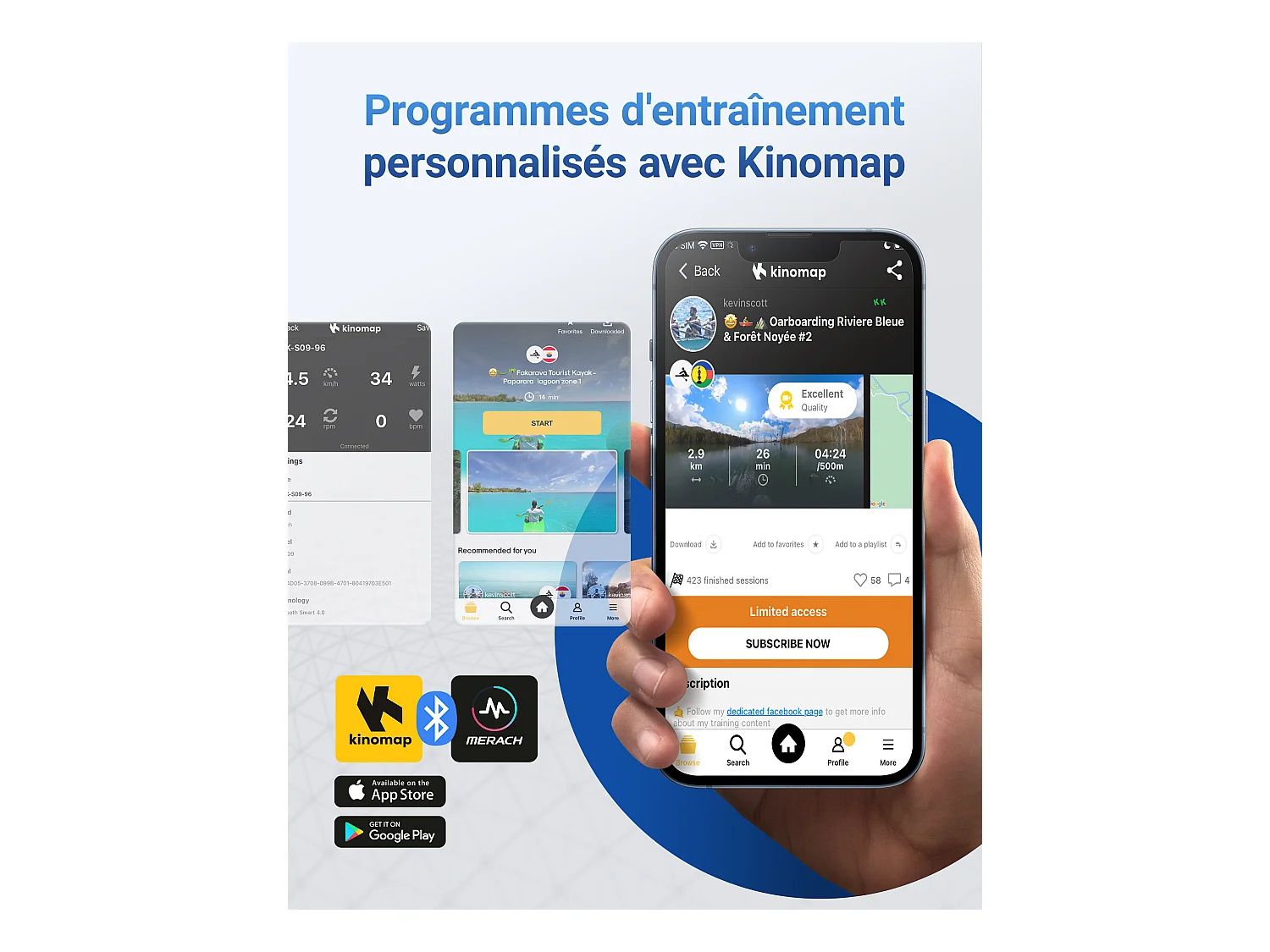 4-in-1 klappbarer Heimtrainer für Zuhause– magnetischer Ergometer mit 16 Stufen, LCD & Pulsmessung, Tabletständer, kompatibel Kinomap, bis 136 kg