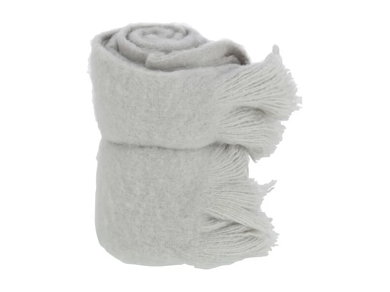 Manta de poliéster gris 180x130x2cm