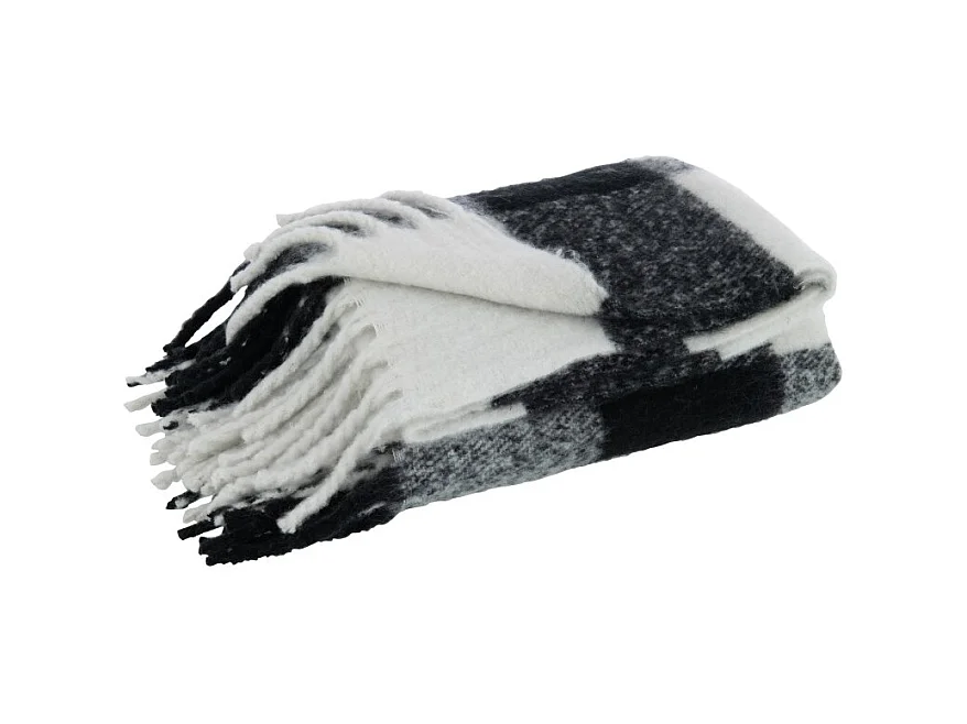 Plaid en textil multicolor 127x152x1 cm