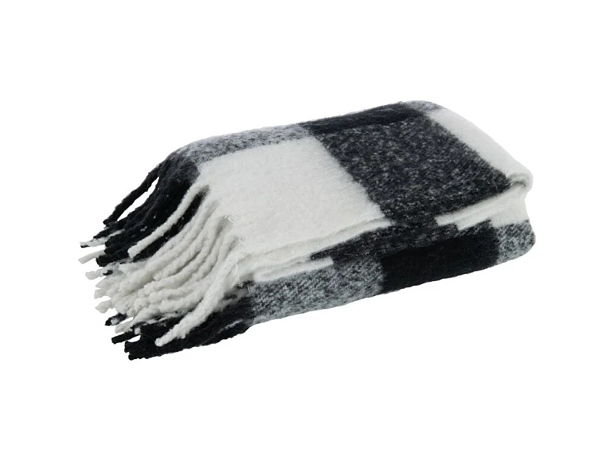 Plaid en textil multicolor 127x152x1 cm