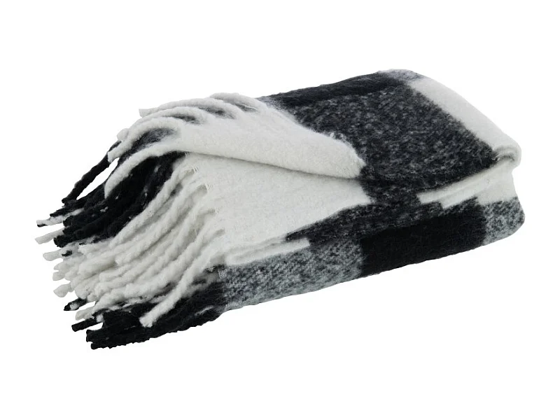 Plaid en textil multicolor 127x152x1 cm