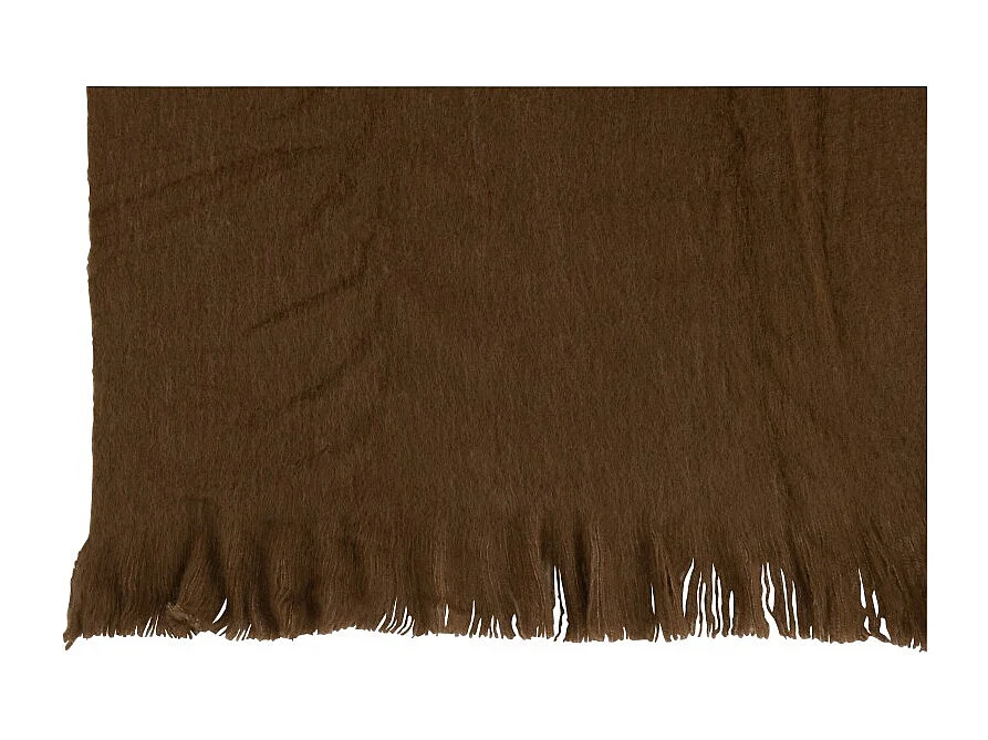 Manta de poliéster Marrón 180x130x2cm