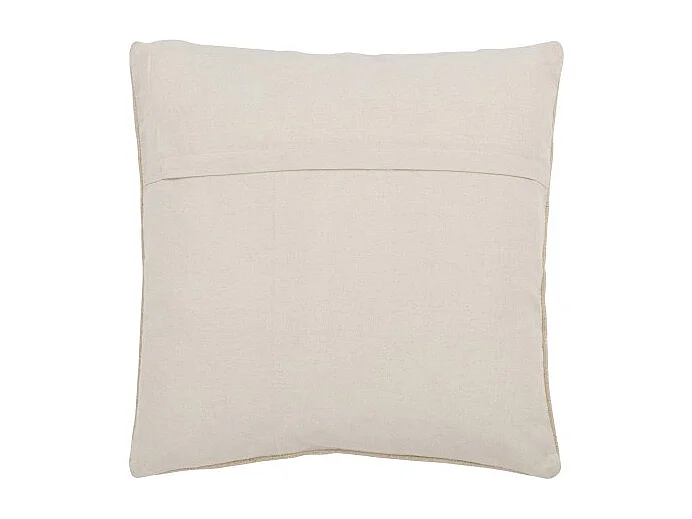 Cojín Diamantes+Flechas en Algodón/Lino/Poliéster Beige 45x15x45 cm