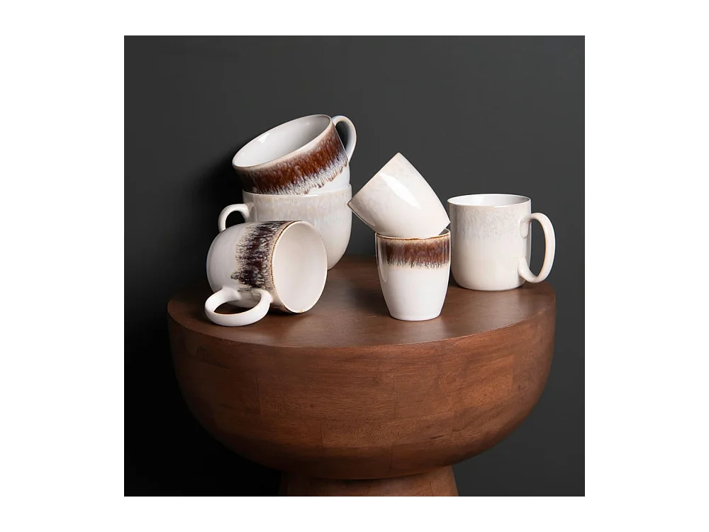 Coffret de 4 gobelets beige Bardenas