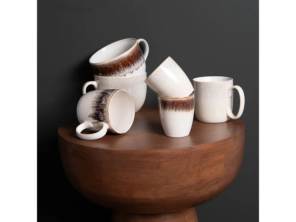 Coffret de 4 gobelets beige Bardenas