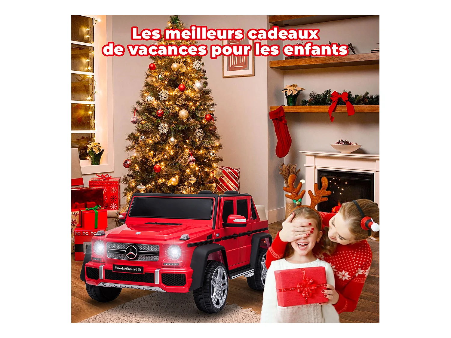 Voiture électrique pour enfants Mercedes-Maybach G650 : le luxe sur quatre roues pour les jeunes conducteurs