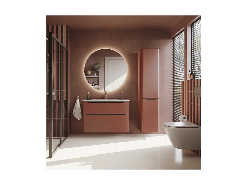 Colonne VITRA Sento Round 2 portes version droite Terracotta mat
