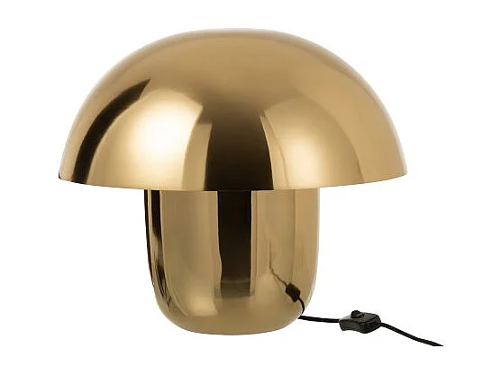 Lampara seta metal oro 40x40 cm