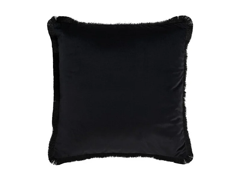 Cojín alpha cuadrado poliéster negro 43x42 cm