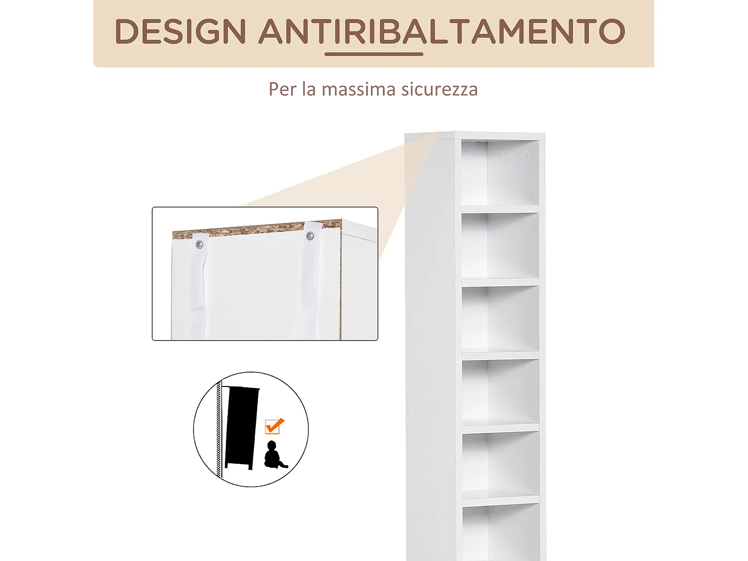 Set 2 librerie scaffale porta cd a 12 ripiani in legno bianco