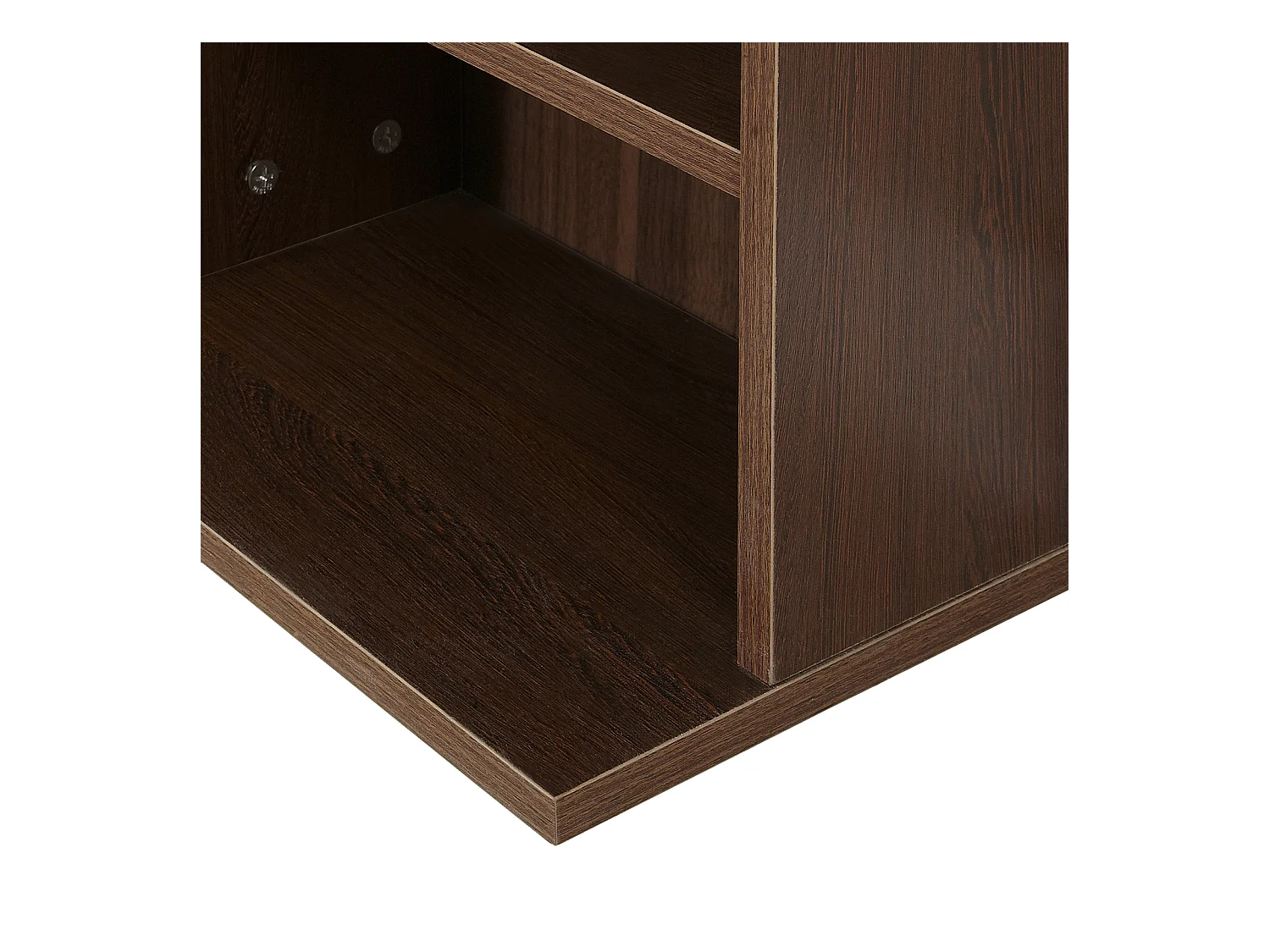 Mobile libreria modulare porta cd con 36 ripiani regolabili marrone