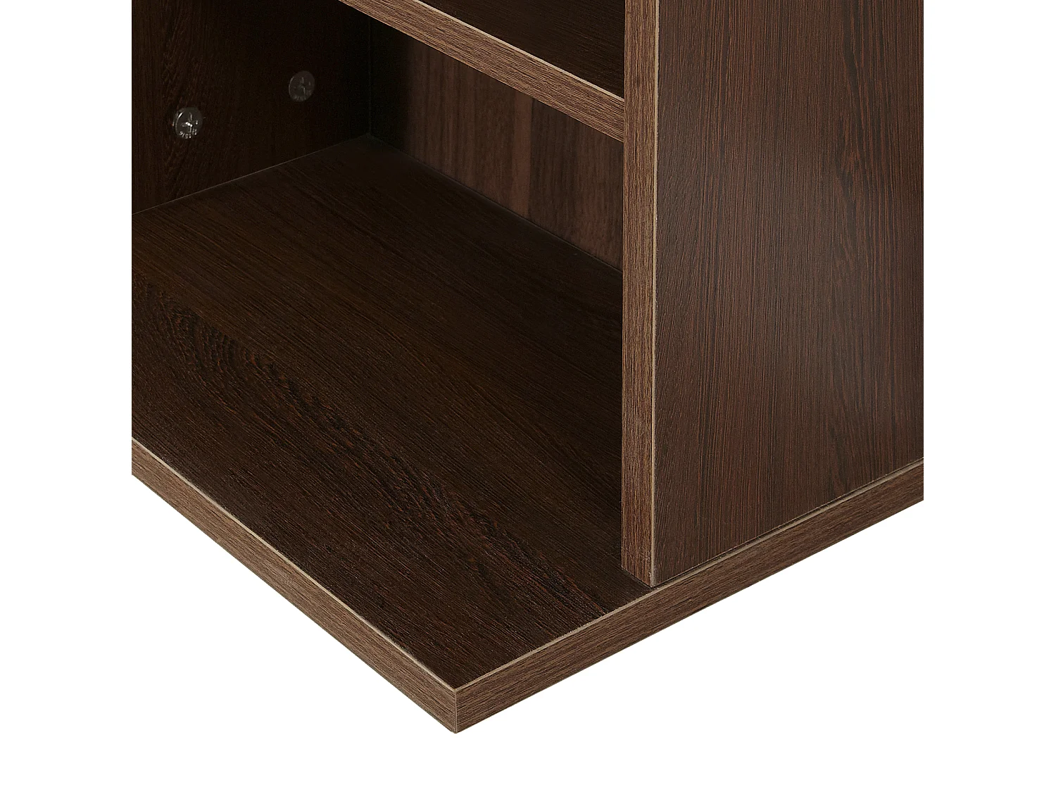 Mobile libreria modulare porta cd con 36 ripiani regolabili marrone