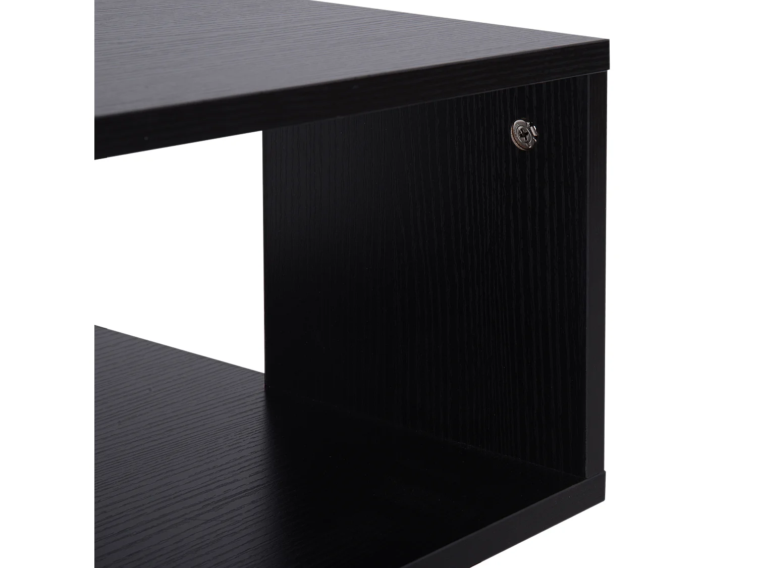 Tavolino da salotto moderno a 3 ripiani in legno 40x40x43cm