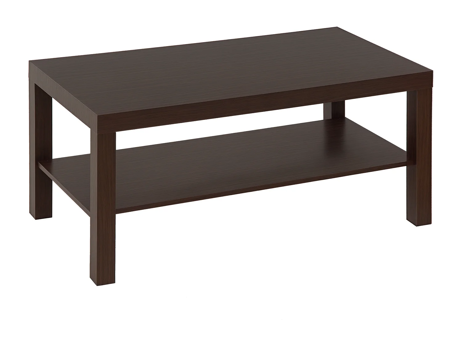 Tavolino da salotto con ripiano legno marrone