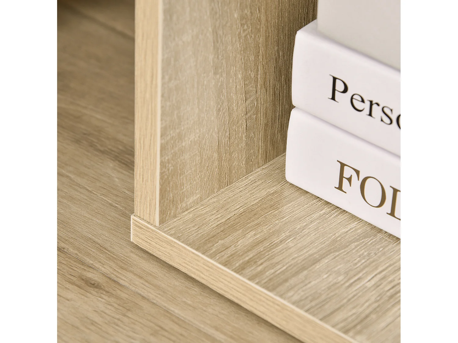 Tavolino da salotto moderno multiuso in legno vetro 40x40x56cm