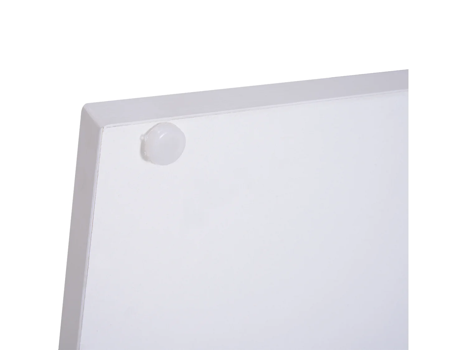 Tavolino da caffè 2 ripiani in legno bianco