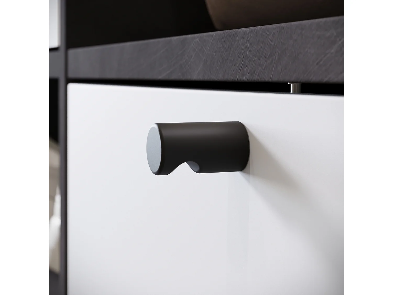 MINIO go for it, armoire DAFNI couleur matera/blanc