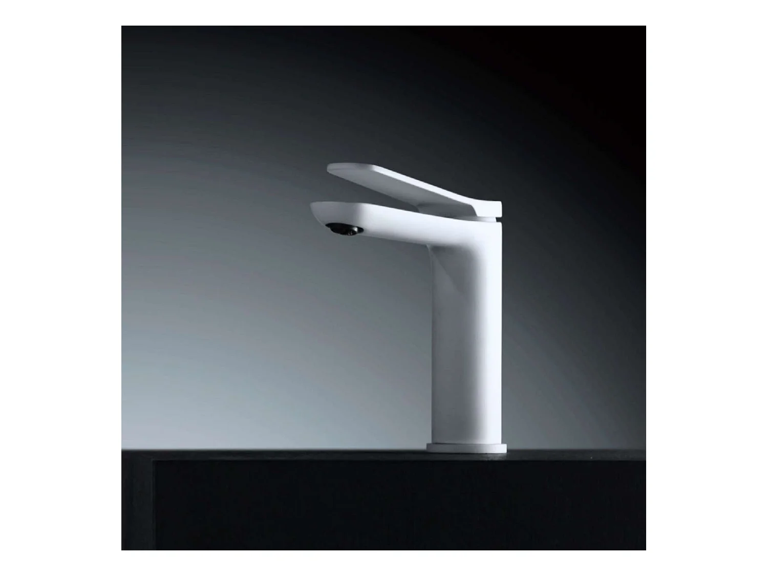 Mitigeur Lavabo Salle de Bain blanc mat – Bec Bas Anti-Calcaire – Design Moderne - DINAMARCA IMEX