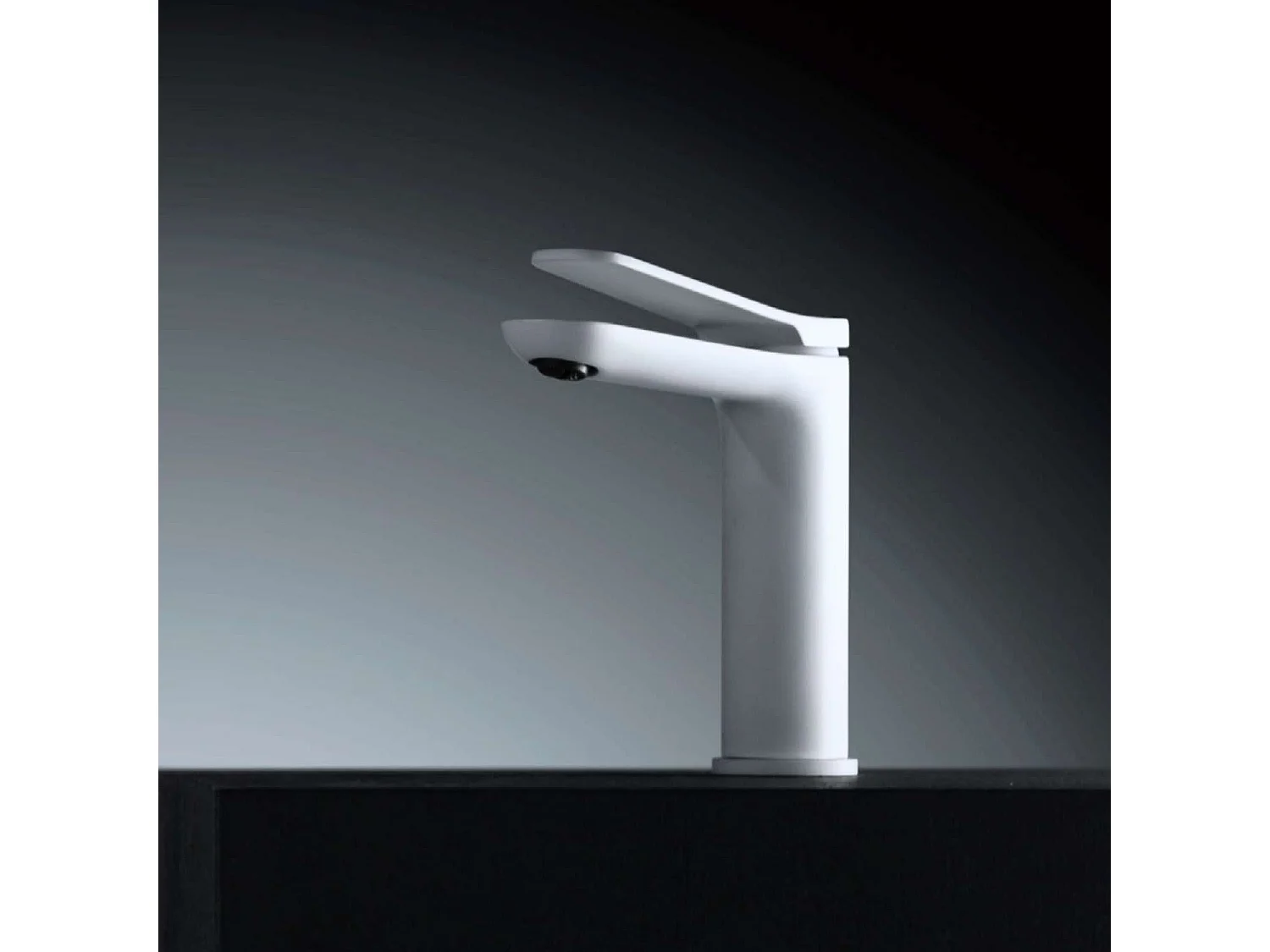 Mitigeur Lavabo Salle de Bain blanc mat – Bec Bas Anti-Calcaire – Design Moderne - DINAMARCA IMEX