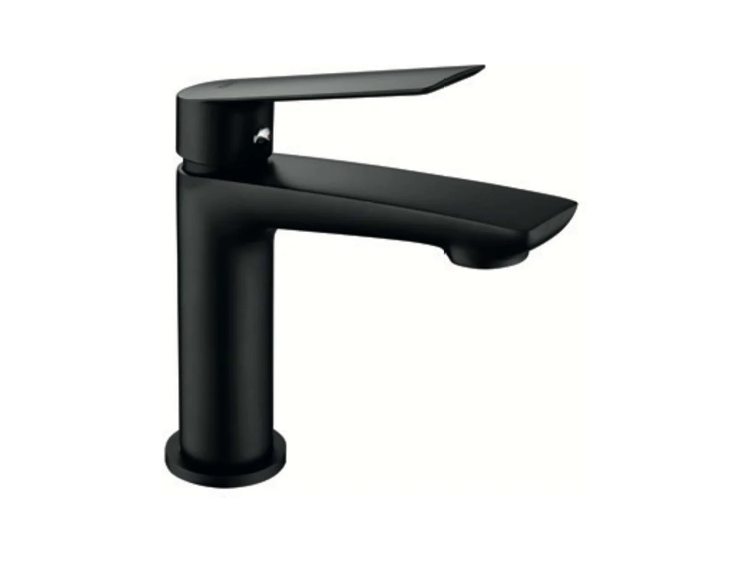 Mitigeur Lavabo Salle de Bain noir mat – Bec Bas Anti-Calcaire – Design moderne - LUXOR IMEX