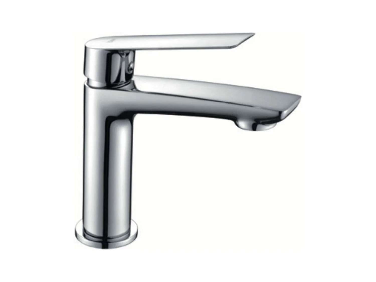 Mitigeur Lavabo Salle de Bain chromé – Bec Bas Anti-Calcaire – Design moderne - LUXOR IMEX