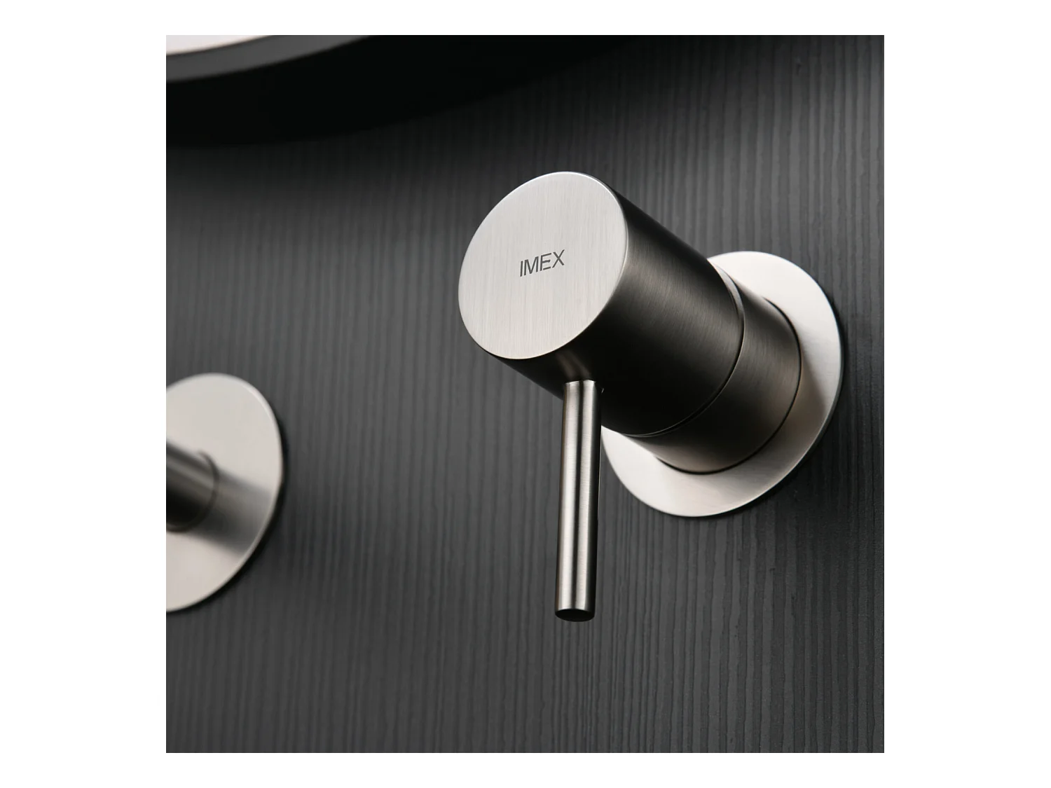 Robinet Mitigeur de Lavabo Encastré Anti-Calcaire Niquel Brossé MONZA GLM039/NQ