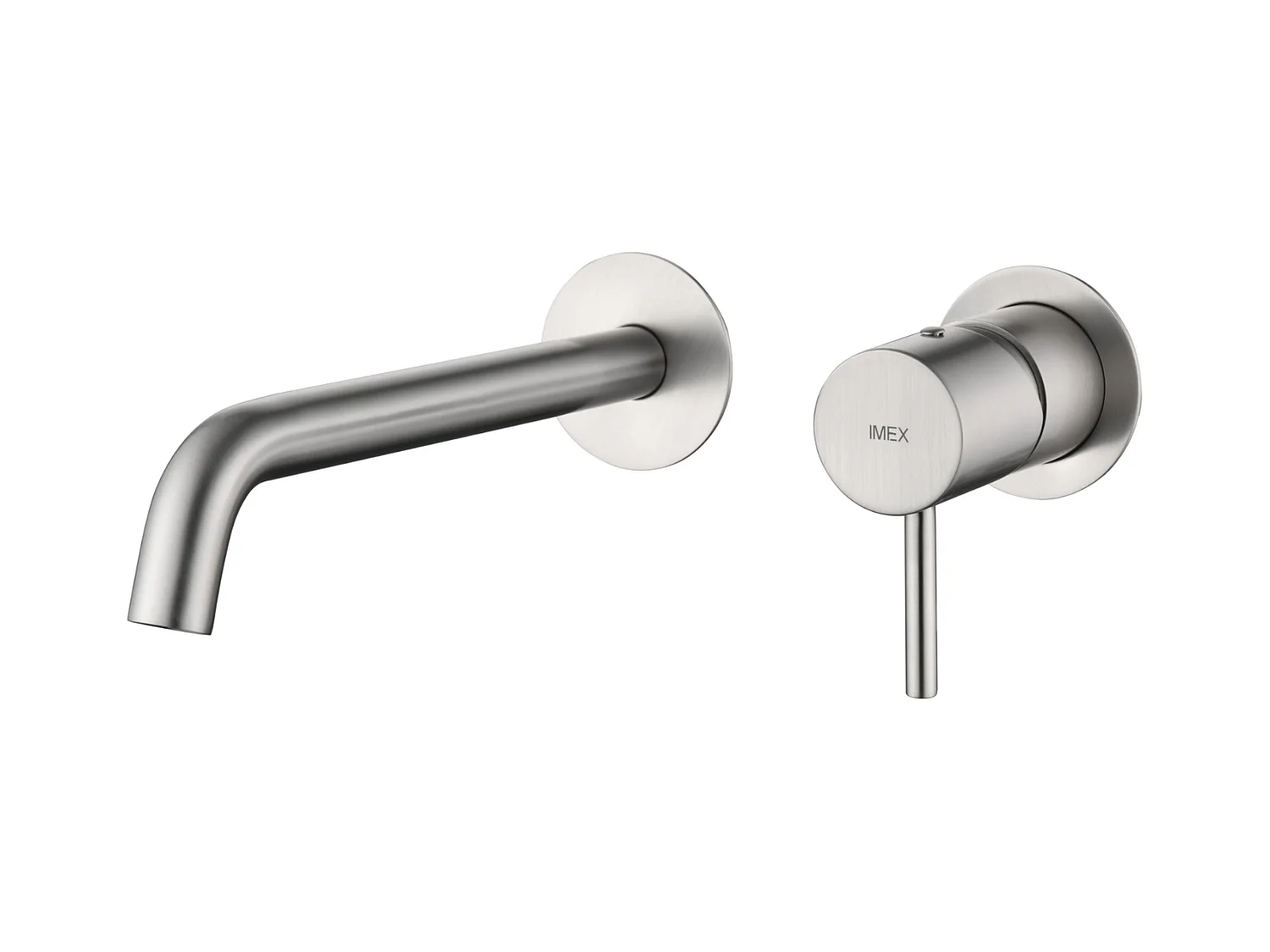 Robinet Mitigeur de Lavabo Encastré Anti-Calcaire Niquel Brossé MONZA GLM039/NQ