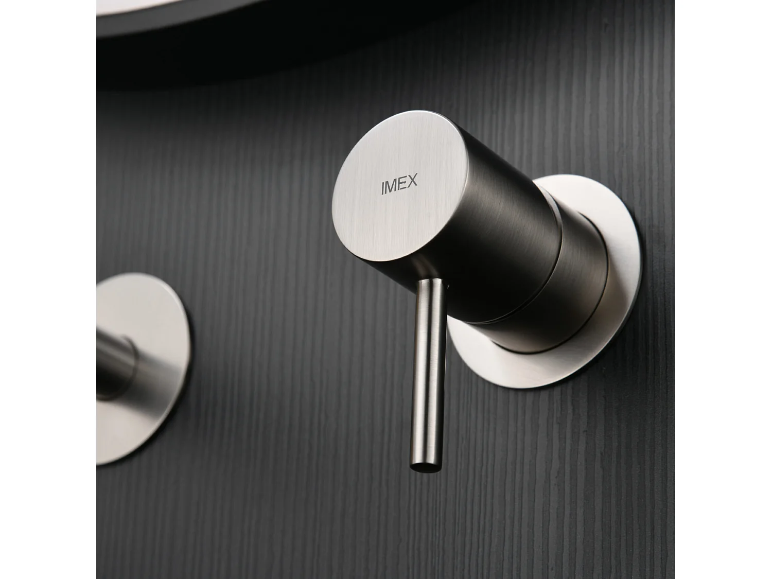 Robinet Mitigeur de Lavabo Encastré Anti-Calcaire Niquel Brossé MONZA GLM039/NQ