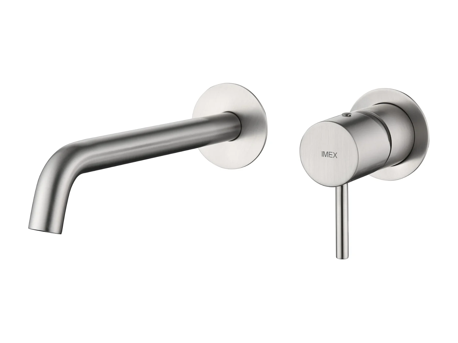 Robinet Mitigeur de Lavabo Encastré Anti-Calcaire Niquel Brossé MONZA GLM039/NQ