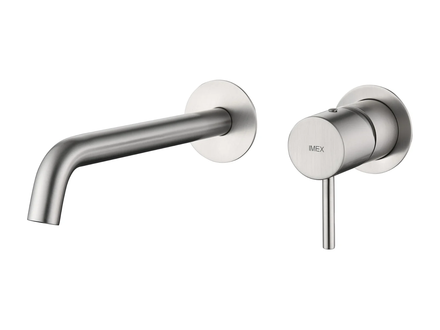 Robinet Mitigeur de Lavabo Encastré Anti-Calcaire Niquel Brossé MONZA GLM039/NQ