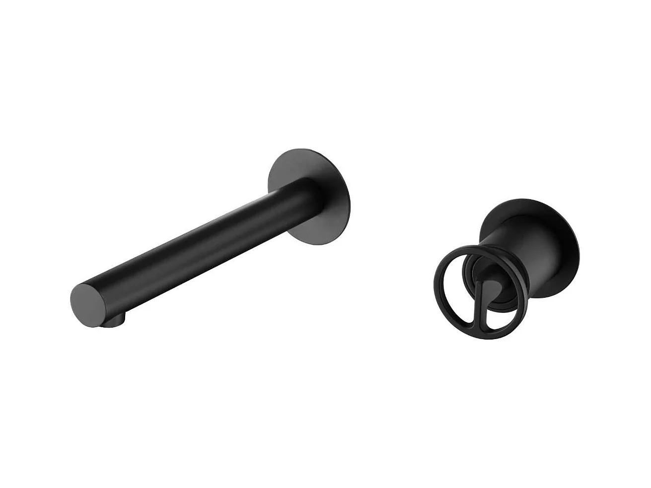 Mitigeur Lavabo Encastré Salle de Bain noir mat – Anti-Calcaire – Design moderne - OLIMPO IMEX