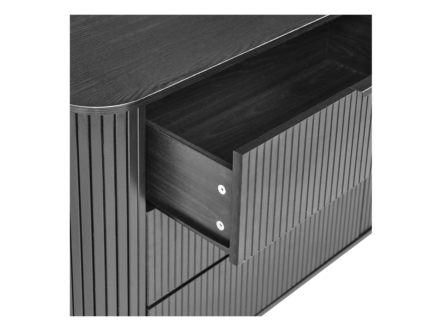 Commode à 6 tiroirs BRADLEY Noir