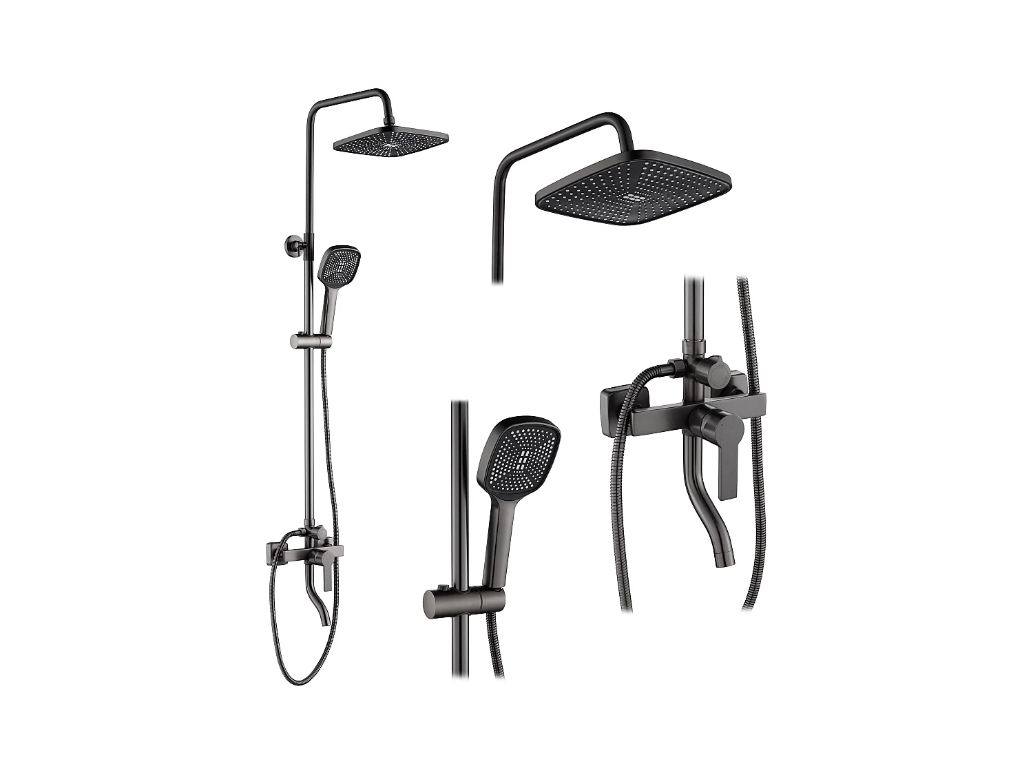 Kit De Douche Rea My2021-77H Argus Titanium