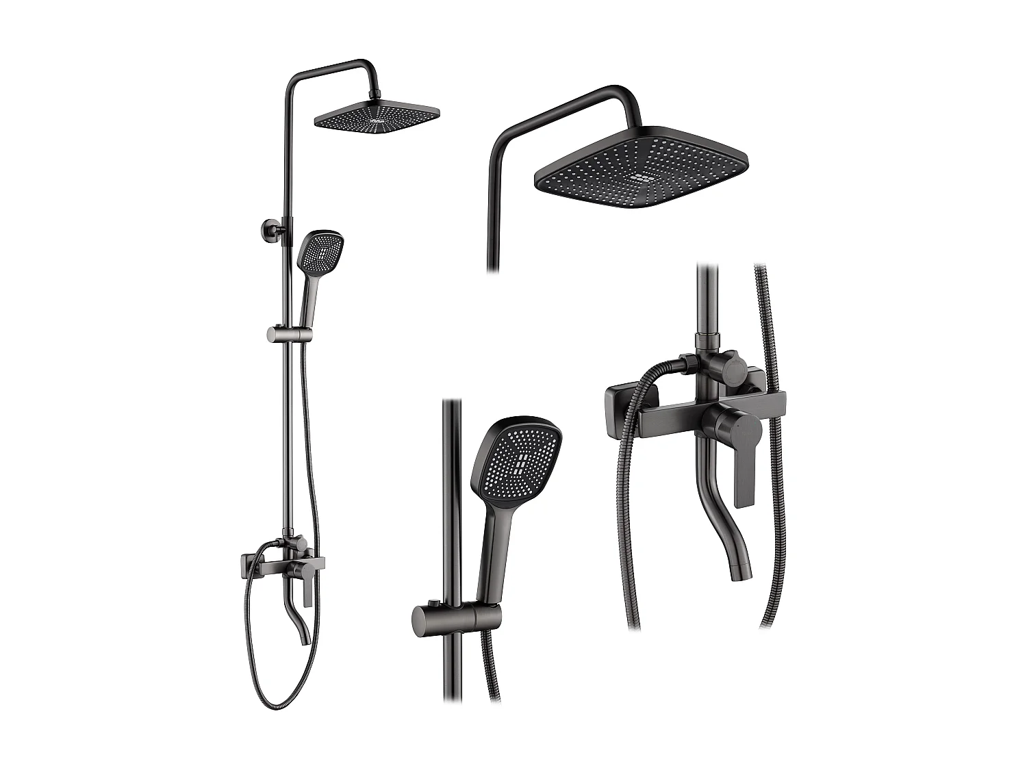 Kit De Douche Rea My2021-77H Argus Titanium