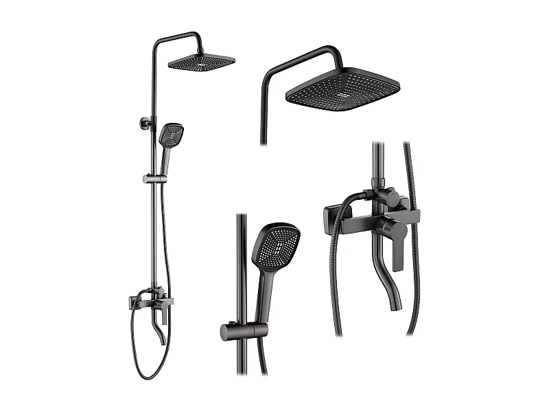 Duschgarnitur Rea My2021-77H Argus Titanium