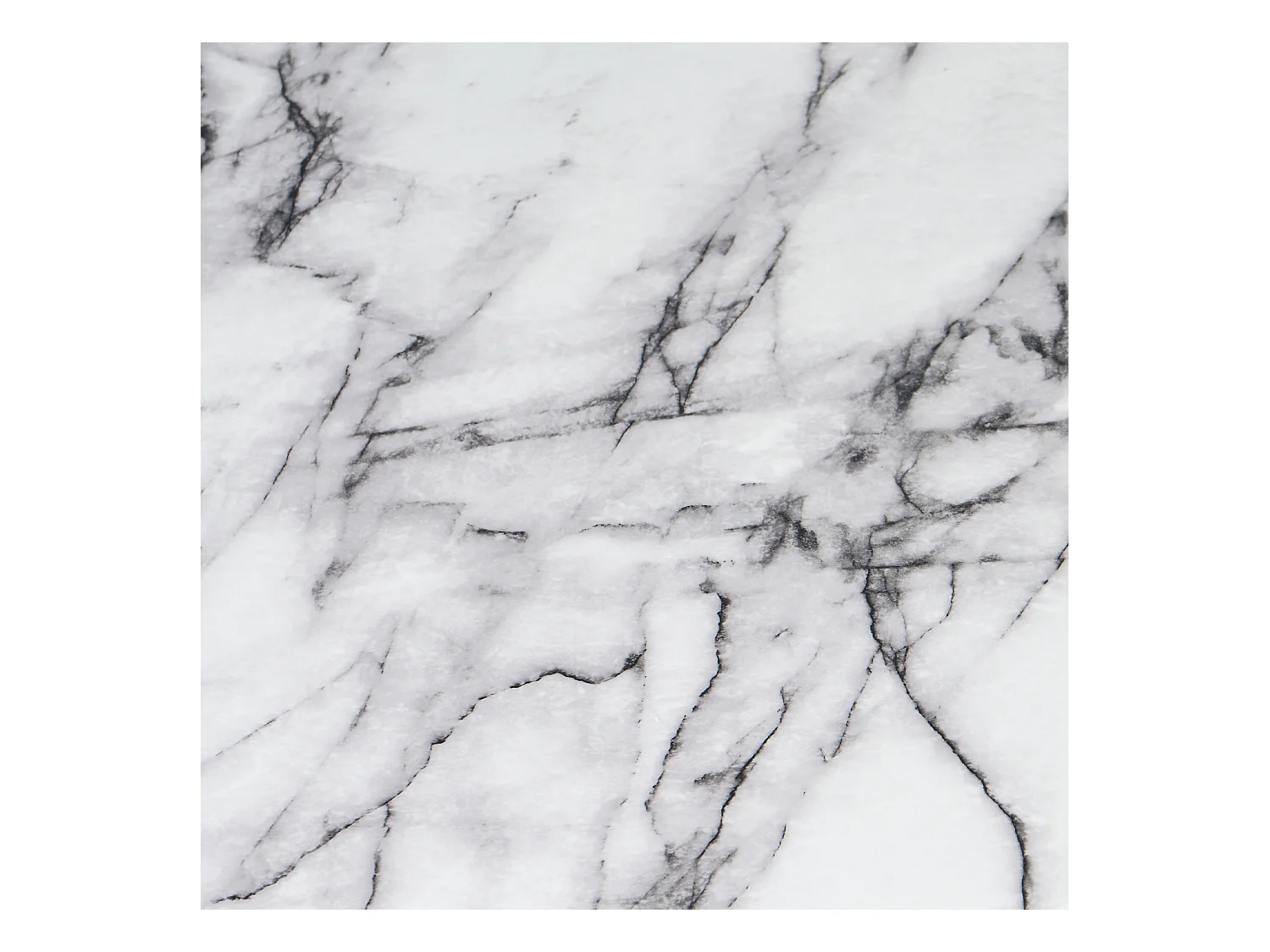 Table de repas BOCA Marbre blanc 120 cm 120 cm