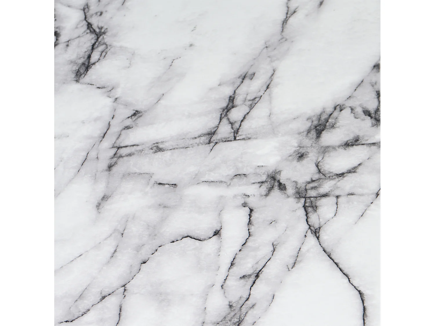 Table de repas BOCA Marbre blanc 120 cm 120 cm