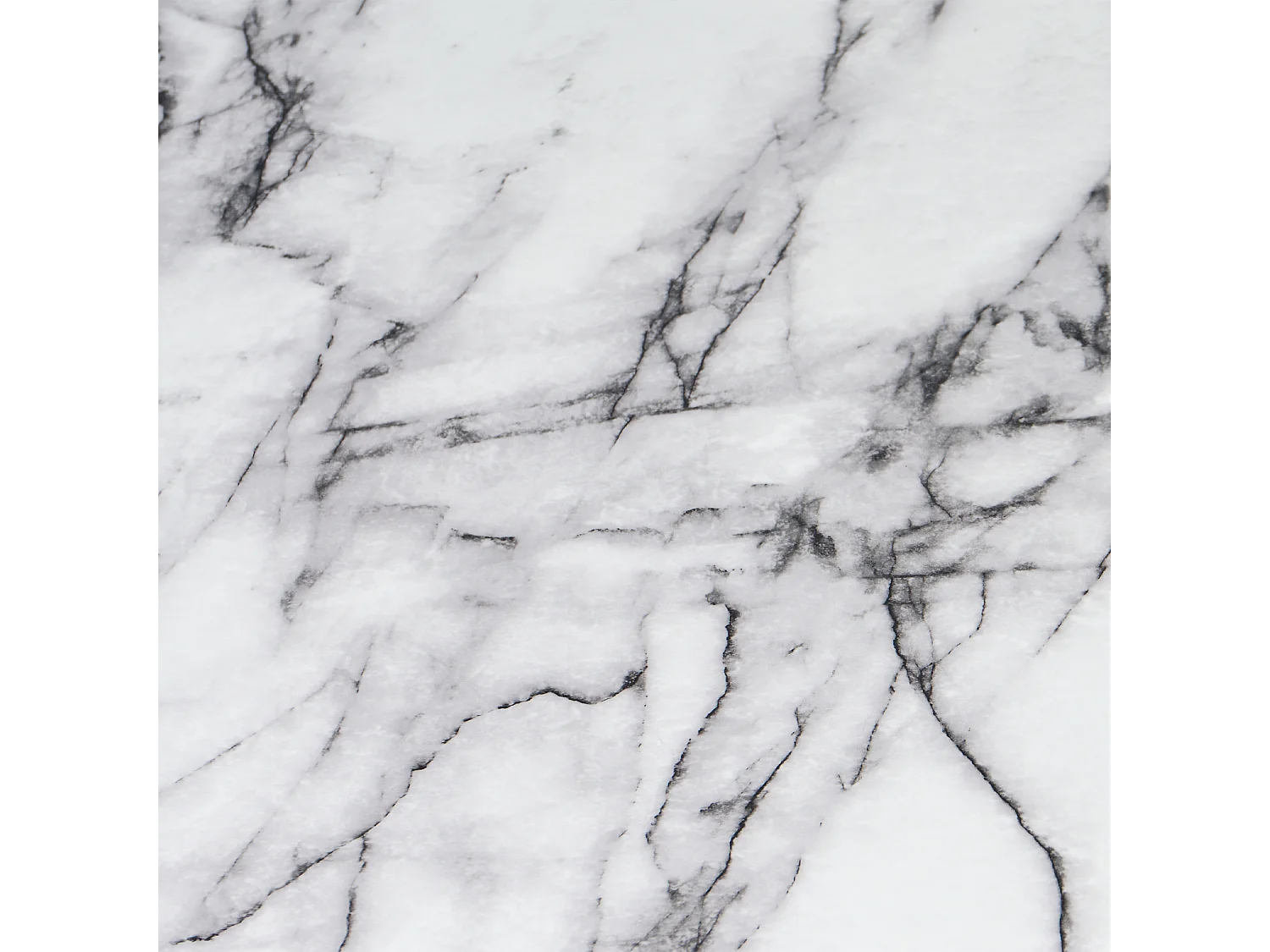 Table de repas BOCA Marbre blanc 120 cm 120 cm