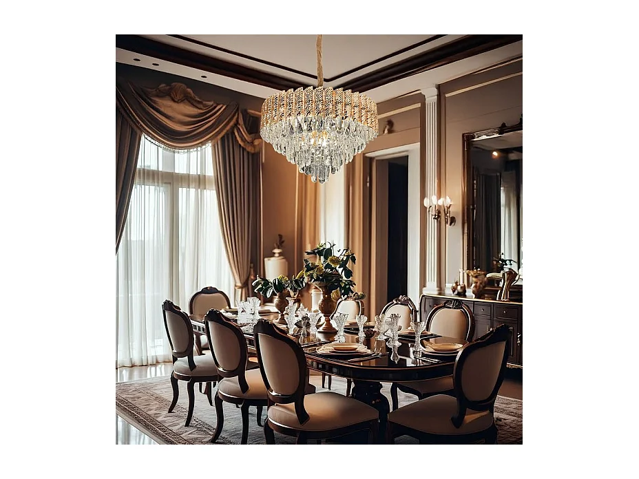 Lampe Suspendue Toolight G054-Cp Gold 50Cm