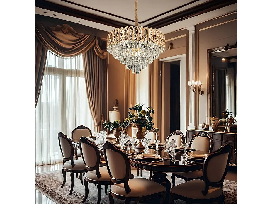 Lampe Suspendue Toolight G054-Cp Gold 50Cm