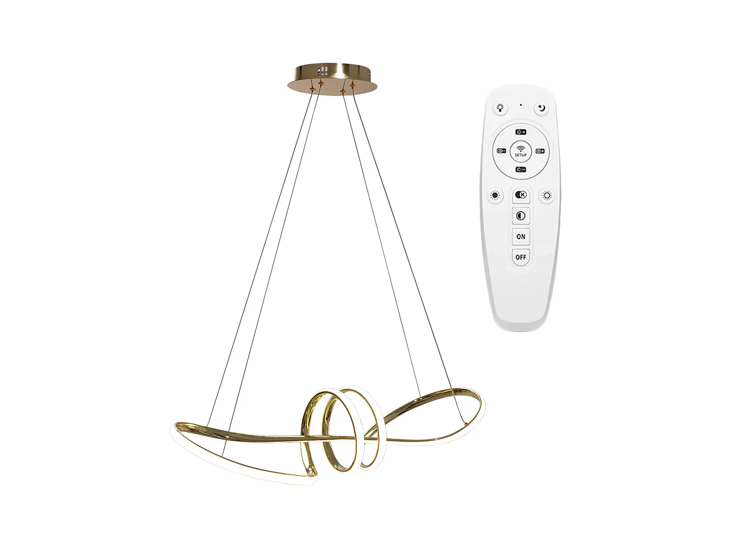 Lampe Toolight Led App824-Cp Long Gold