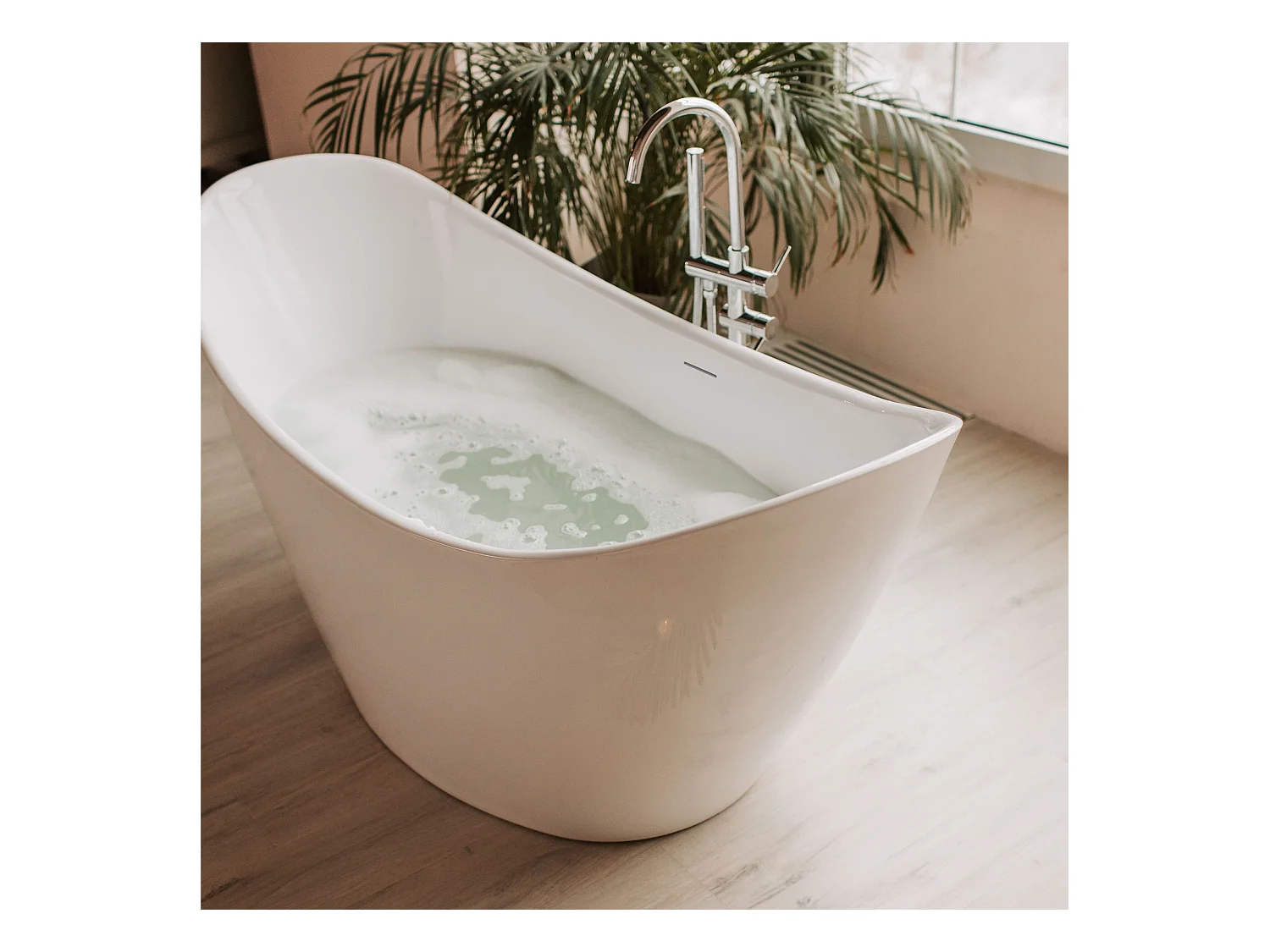 Badkuip Rea Ferrano White 160Cm