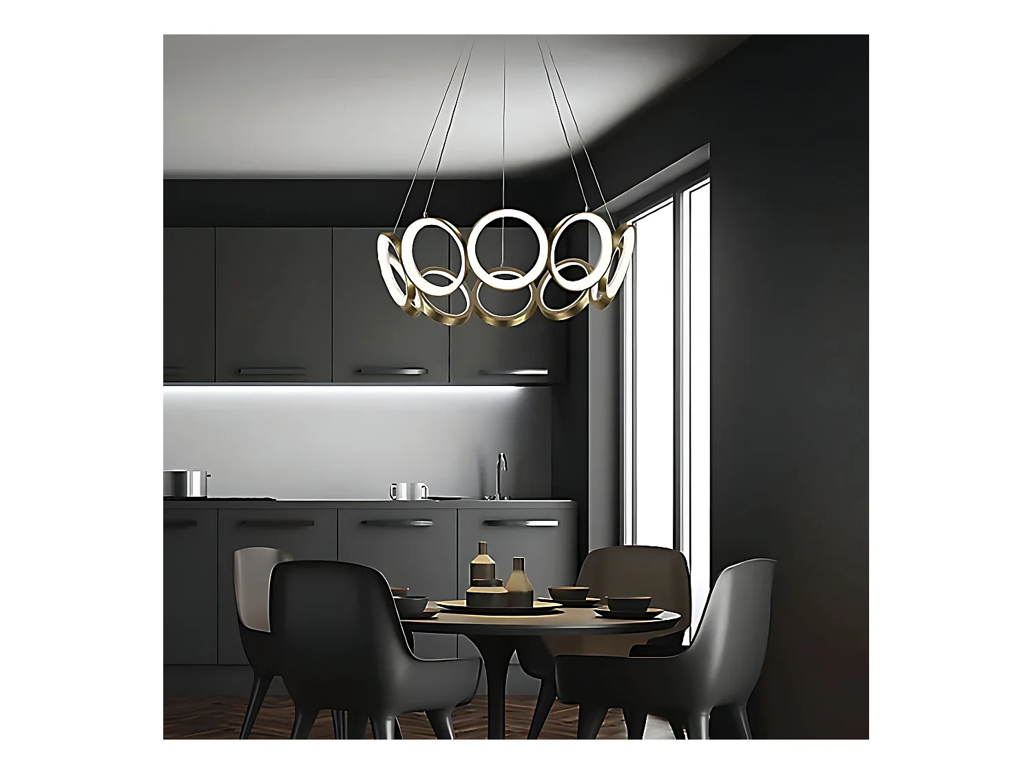 Lampe Suspendue Toolight App1800-Cp Gold