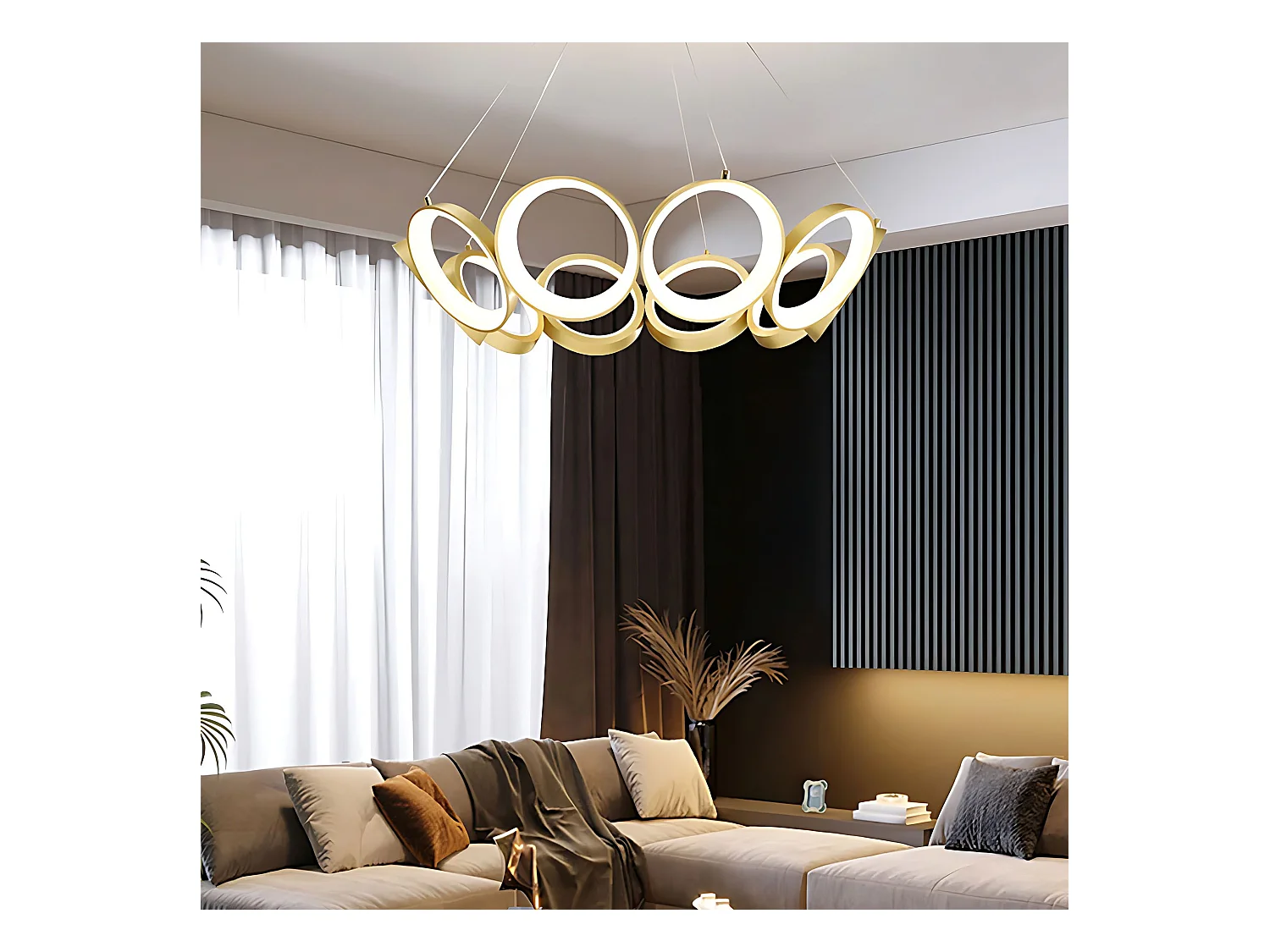 Lampe Suspendue Toolight App1800-Cp Gold