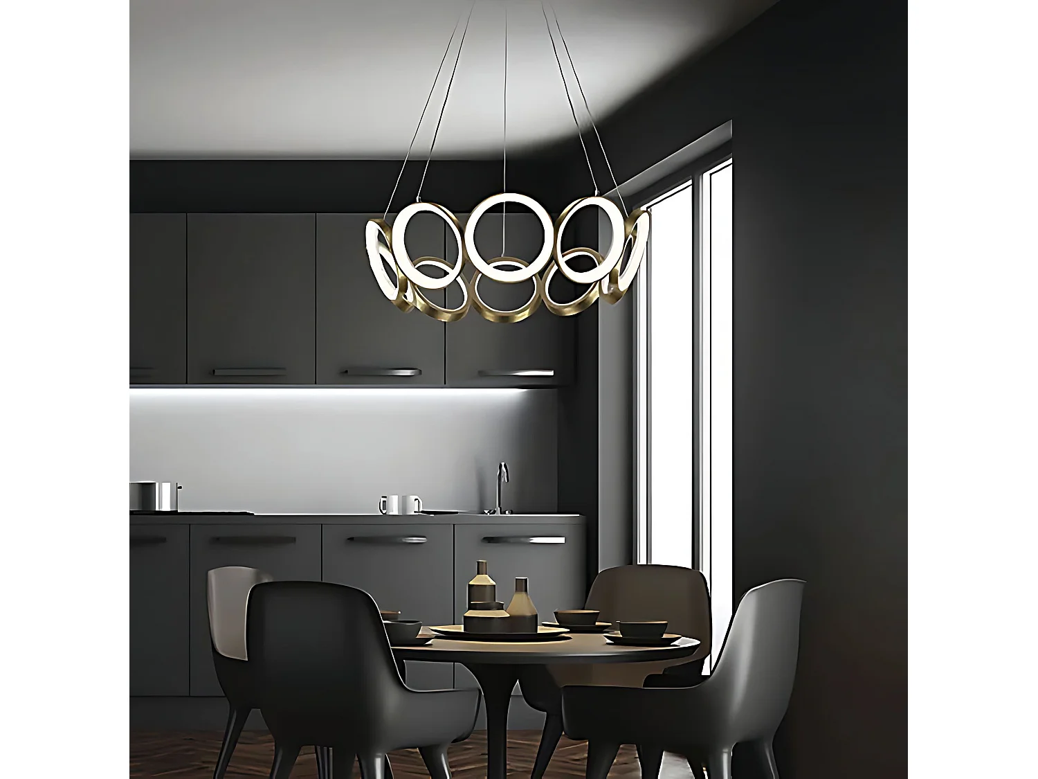 Lampe Suspendue Toolight App1800-Cp Gold