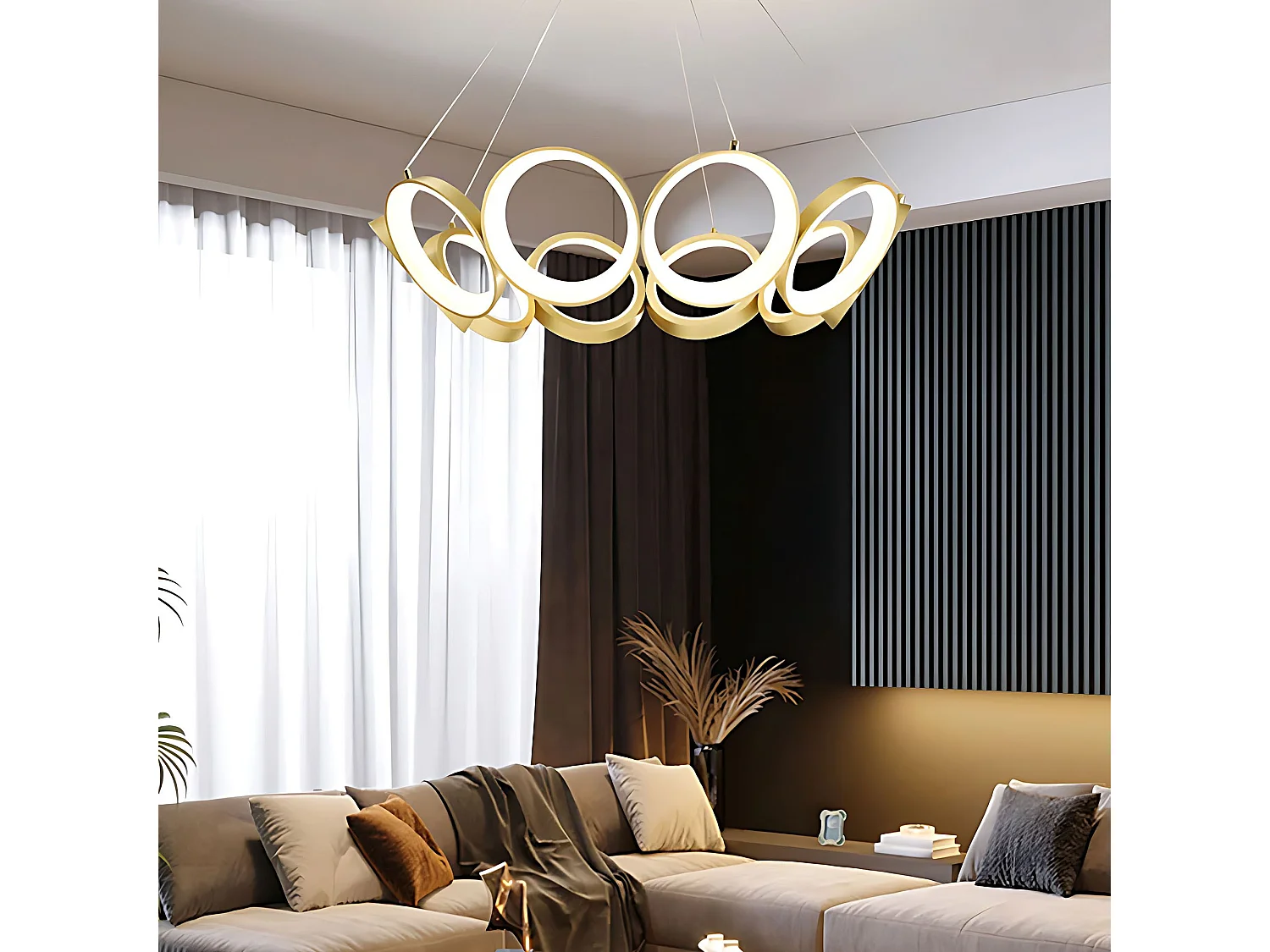 Lampe Suspendue Toolight App1800-Cp Gold