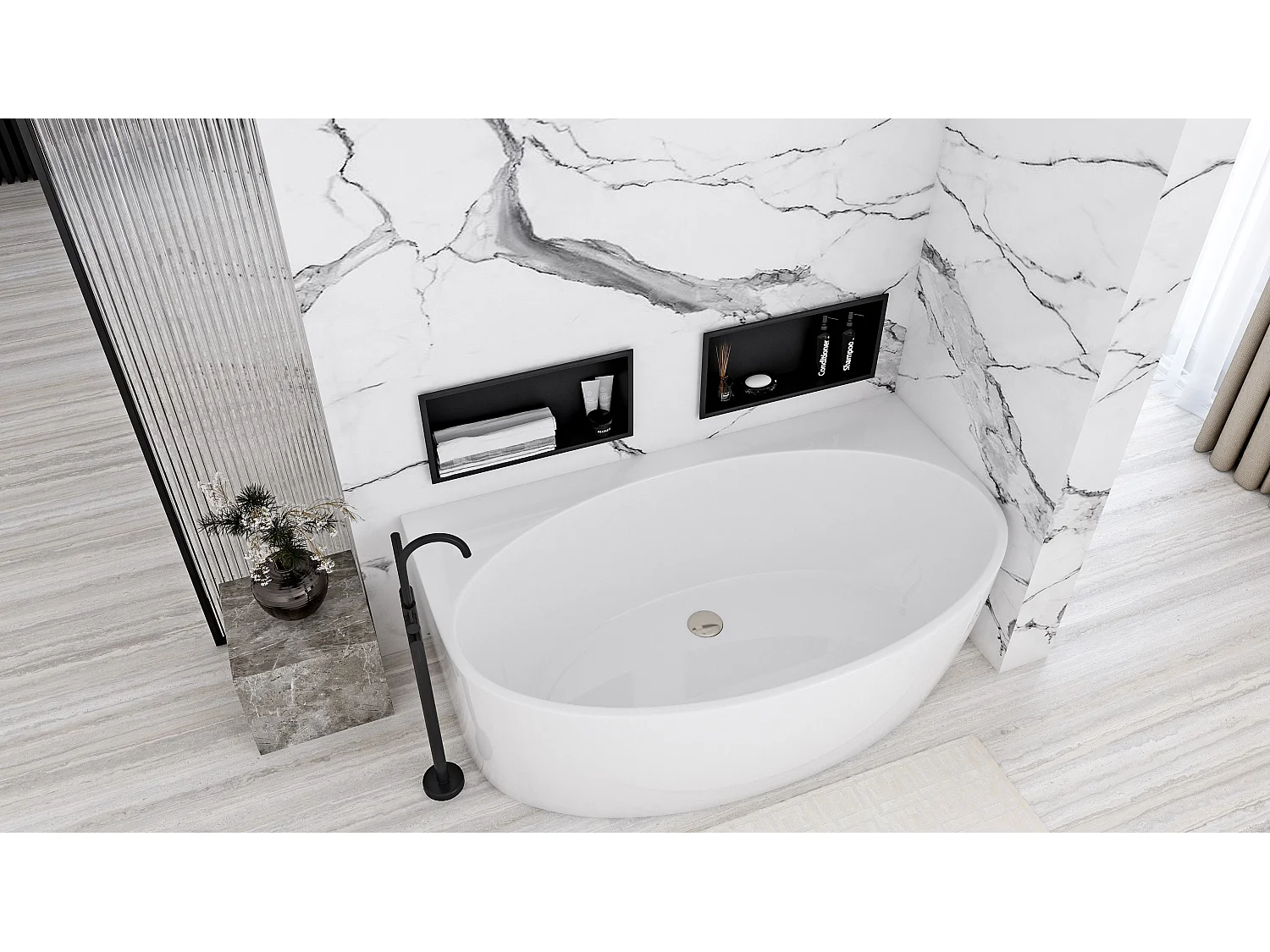 Vasca Bagno Rea Malta White 150Cm