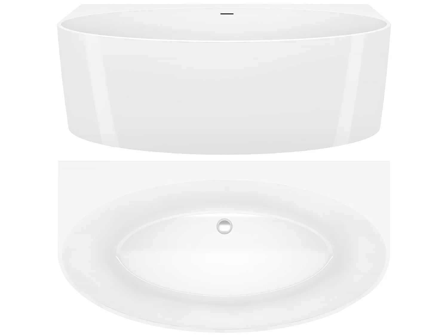 Vasca Bagno Rea Malta White 150Cm