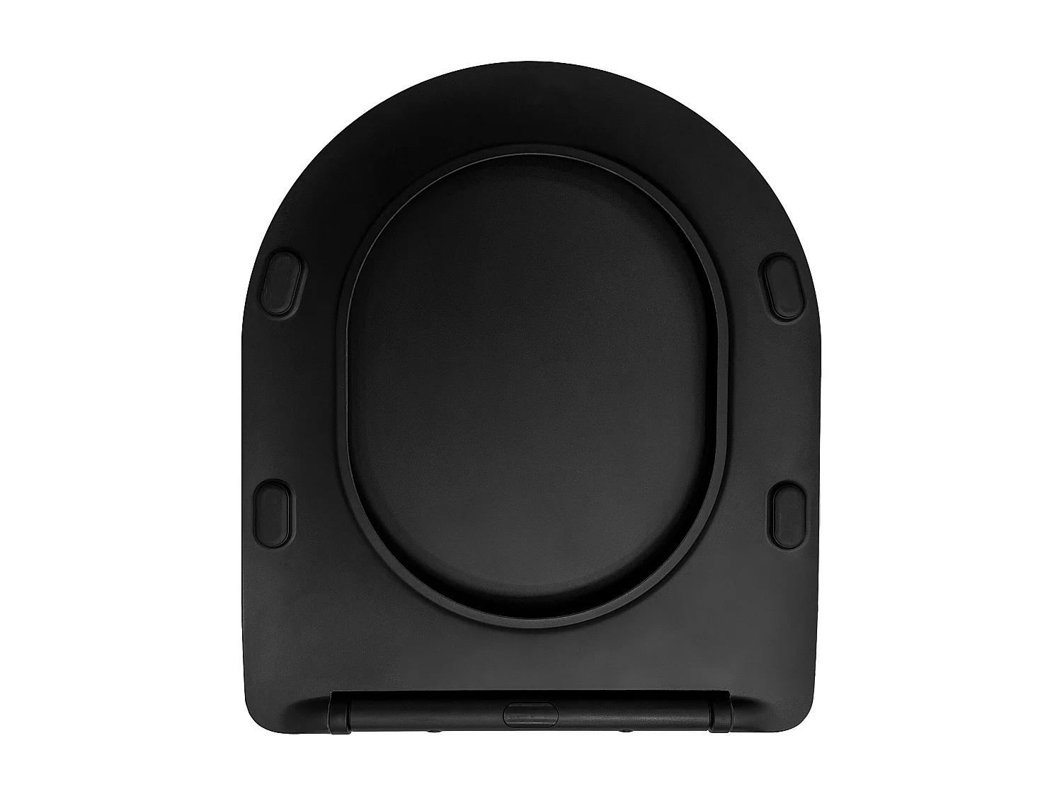 Toilettensitz Rea Carlo Flat Uf Black Matt